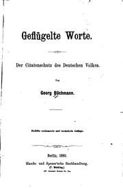 Geflügelte Worte