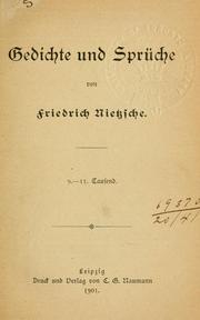 Gedichte und Sprüche
