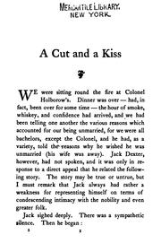 A cut and a kiss