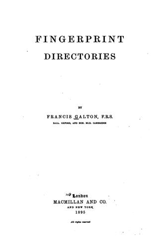 Fingerprint directories