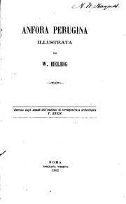 Anfora Perugina illustrata da W. Helbig ..