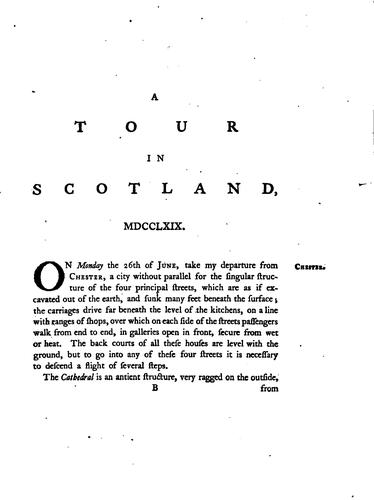 A Tour in Scotland and Voyage to the Hebrides