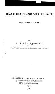 Black Heart and White Heart: And Other Stories