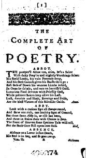 The complete art of poetry