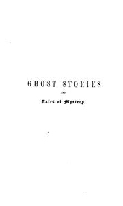 Ghost stories and tales of mystery