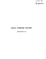 Rituel funéraire égyptien chapitre 64e