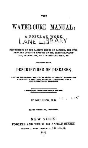 The water-cure manual