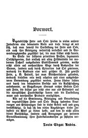 Vegetabilische Fette und Oele: Ihre praktische Darstellung, Reinigung, Verwerthung zu den ..