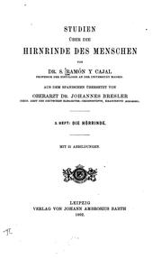 Studien über die Hirnrinde des Menschen