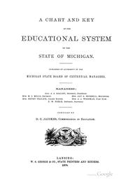 A Chart and Key of the Educational System of the State of Michigan