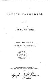 Exeter cathedral and its restoration