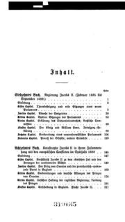 Englische Geschichte: vornehmlich im siebzehnten Jahrhundert