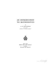 An introduction to mathematics