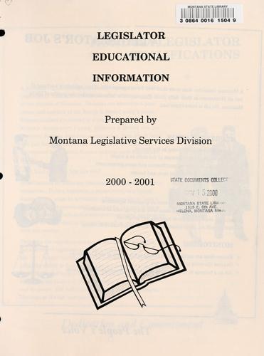 Legislator educational information