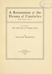 A restoration of the drama of Canticles