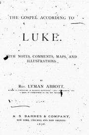 The gospel according to Luke
