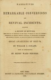 Narratives of remarkable conversions and revival incidents