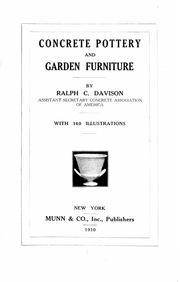 Concrete pottery and garden furniture