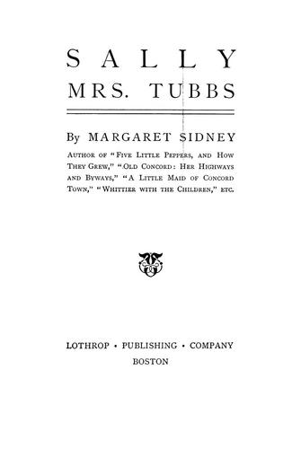 Sally, Mrs. Tubbs