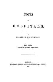 Notes on hospitals