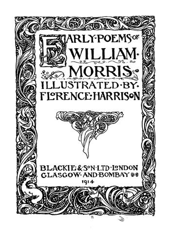 Early poems of William Morris