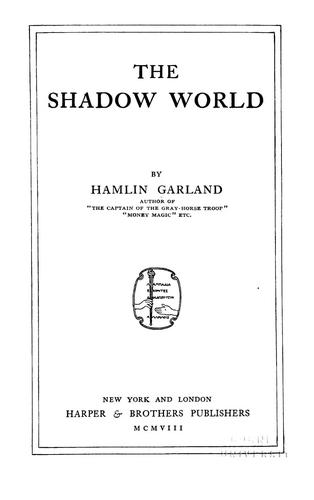 The shadow world