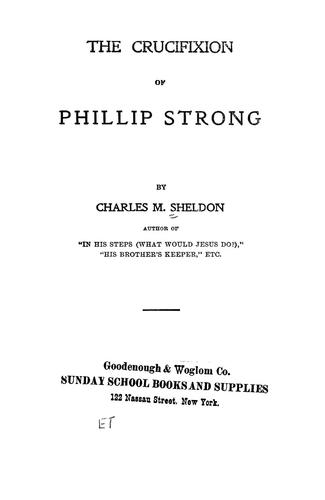 The crucifixion of Phillip Strong