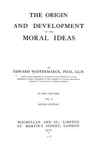 The origin and development of the moral ideas