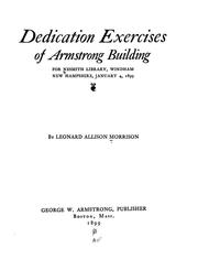 Dedication exercises of Armstrong building for Nesmith Library, Windham, New Hampshire, January 4, 1899