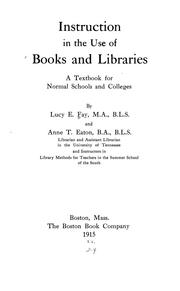 Instruction in the use of books and libraries