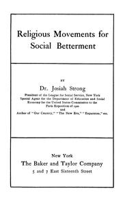 Religious movements for social betterment