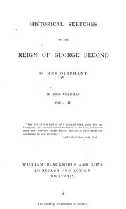 Historical sketches of the reign of George Second