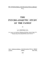 The psycho-analytic study of the family