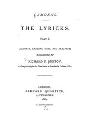 The lyricks [of] Camoens