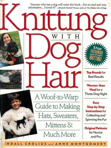 Knitting with dog hair
