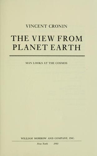 The view from planet Earth