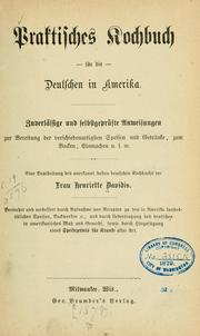 Praktisches kochbuch für die Deutschen in Amerika