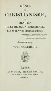 Génie du christianisme ; ou Beautés de la religion chretienne