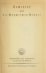 Comenius und die Böhmischen Brüder