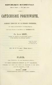 Catéchisme positiviste, ou, Sommaire exposition de la religion universelle