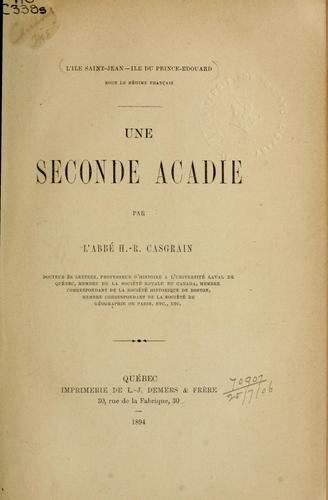 Une second Acadie