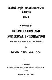 A course in interpolation and numerical integration for the mathematical laboratory