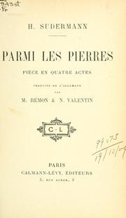 Parmi les pierres