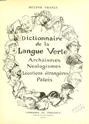 Dictionnaire de la langue verte