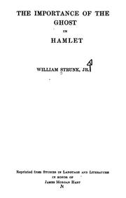 The importance of the ghost in Hamlet