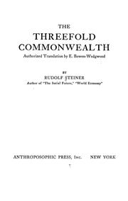 The three-fold commonwealth