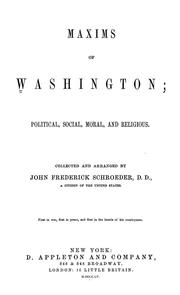 Maxims of Washington