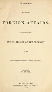 Papers relating to foreign affairs