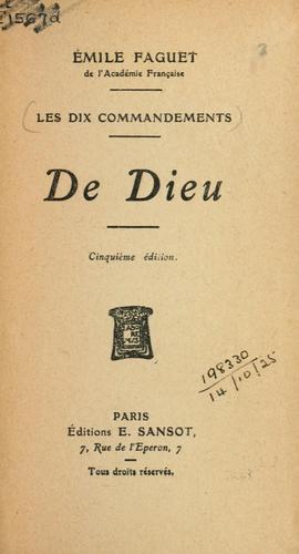 De Dieu