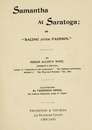 Samantha at Saratoga; or "Racing after fashion"